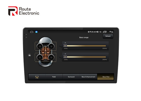 Universal Car Stereo 10,36 ιντσών Android 12 Πλοήγηση αυτοκινήτου με μαύρη οθόνη 2 k 4G DSP
