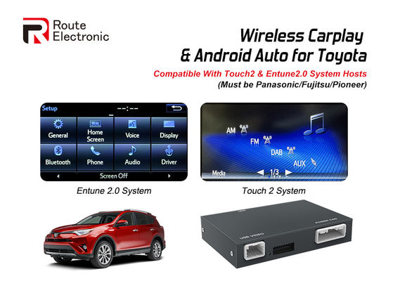 Κουτί προσαρμογέα Carplay για πολλές γλώσσες Τοποθετήστε το Toyota Land Cruiser