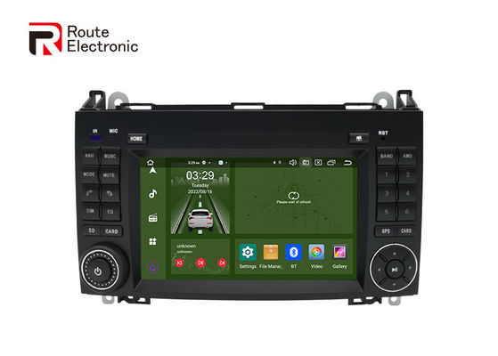 Φυσικά κουμπιά Double Din Car Stereo , Android 12 ραδιόφωνο αυτοκινήτου για Benz B200