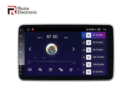 Περιστρεφόμενο Universal Car Stereo 10,1 ιντσών 2 Din Ρυθμιζόμενο με ασύρματο CarPlay