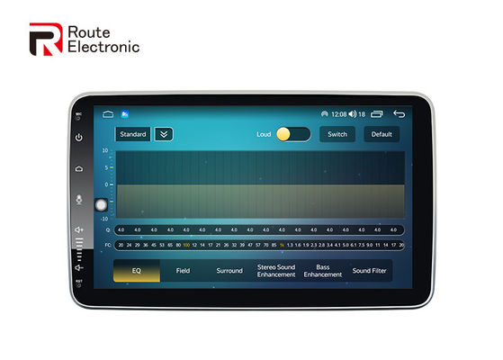 Universal Double Din Ραδιόφωνο αυτοκινήτου 10,1 ιντσών 360 μοιρών Περιστρεφόμενο