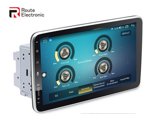 Bluetooth 8 Core 2 Din Ραδιόφωνο αυτοκινήτου 10,1 ιντσών QLED 1280×720 Φωνητικός έλεγχος