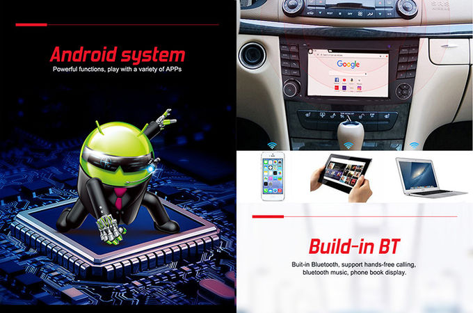 4G DSP RGB OEM Car Radio , Deckless Car Audio For Mercedes Benz W211​